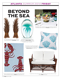 Atlanta Show Dailys_2014 HAT - Beyond the Sea - Turquoise Jellyfish Paperweights